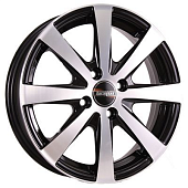 Диски Tech Line 534 5.5 х 15 4*100 Et: 45 Dia: 60.1 черный с проточкой матовый