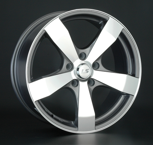 Диски LS wheels LS205 7 х 17 5*114,3 Et: 45 Dia: 73.1 серый с полировкой