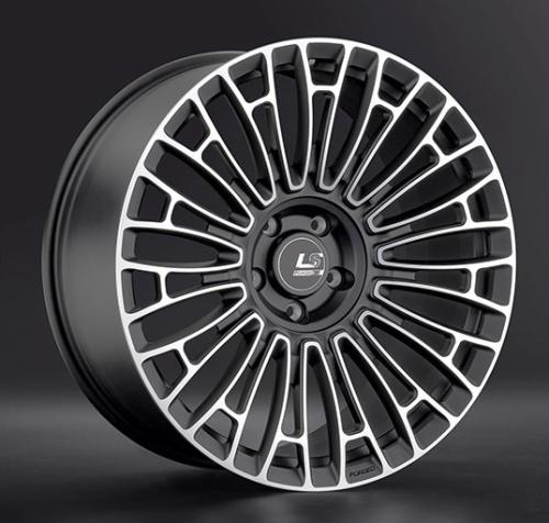 Диски LS Forged FG25 11 х 22 5*130 Et: 62 Dia: 71.6 черный с проточкой матовый