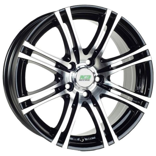 Диски N2O Y3153 5.5 х 13 4*100 Et: 35 Dia: 73.1 черный с проточкой глянцевый