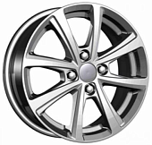 Диски Carwel Акуш 6 х 15 4*100 Et: 37 Dia: 60.1 серебро с полированным ободом