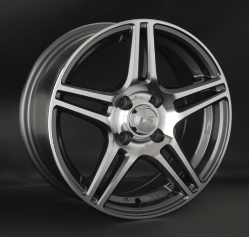 Диски LS wheels LS 770 6 х 14 4*100 Et: 40 Dia: 73.1 серый с полировкой