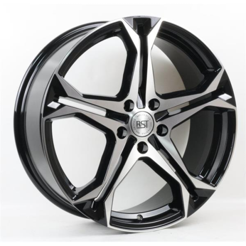 Диски RST R099 7.5 х 19 5*114,3 Et: 35 Dia: 60.1 черный с проточкой глянцевый