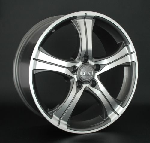 Диски LS wheels LS732 8 х 18 5*114,3 Et: 40 Dia: 73.1 серый с полировкой