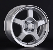 Диски LS wheels LS 816 7 х 16 4*100 Et: 45 Dia: 60.1 серебро с полированным ободом