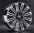 Диски LS Forged FG18 8 х 19 6*139,7 Et: 25 Dia: 106.1 черный полностью полированный