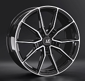 Диски LS wheels FlowForming RC58 9 х 20 5*112 Et: 20 Dia: 66.6 черный полностью полированный