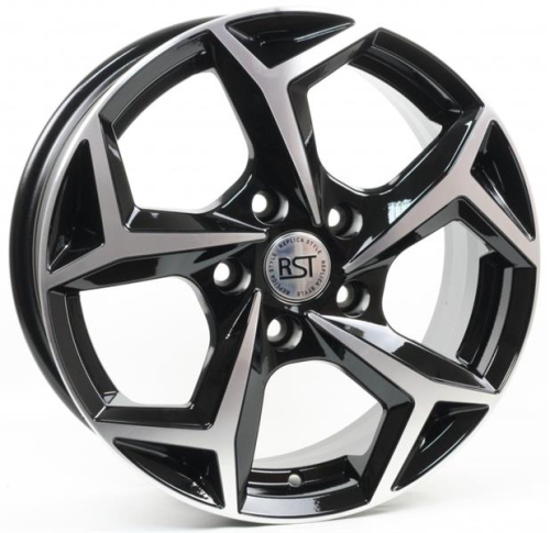 Диски RST R066 6.5 х 16 5*114,3 Et: 40 Dia: 60.1 черный с проточкой глянцевый