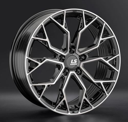 Диски LS wheels FlowForming RC61 8.5 х 19 5*108 Et: 30 Dia: 65.1 черный полностью полированный