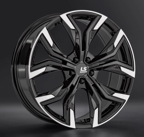Диски LS wheels FlowForming RC92 8 х 19 5*108 Et: 45 Dia: 63.3 черный полностью полированный