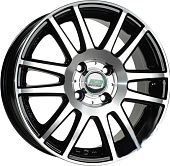 Диски N2O Y4917 6 х 15 5*112 Et: 47 Dia: 57.1 черный с проточкой глянцевый
