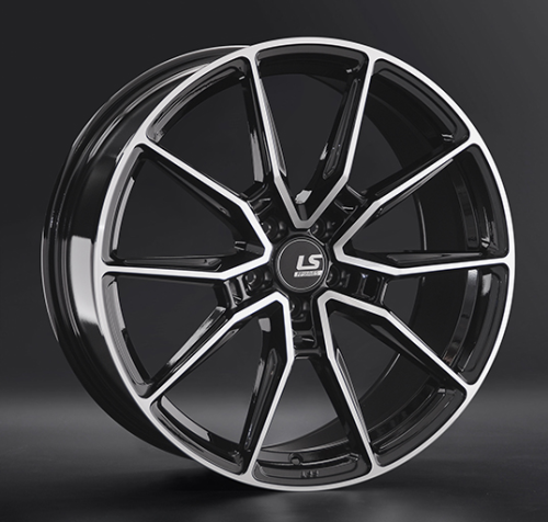 Диски LS wheels FlowForming RC58 8.5 х 20 5*112 Et: 30 Dia: 66.6 черный полностью полированный